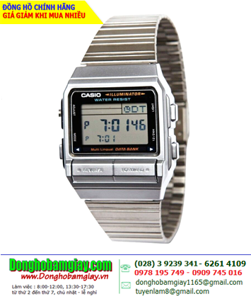 Casio DB-380-1ADF; Đồng hồ điện tử Casio DATABANK DB-380-1ADF chính hãng